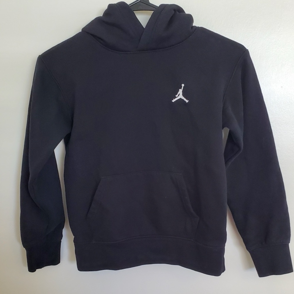 Nike Michael Jordan Black Hoodie with White Logo size Small